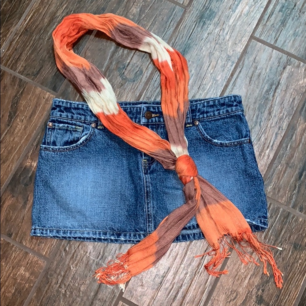 Blue Asphalt Denim Skirt (7)